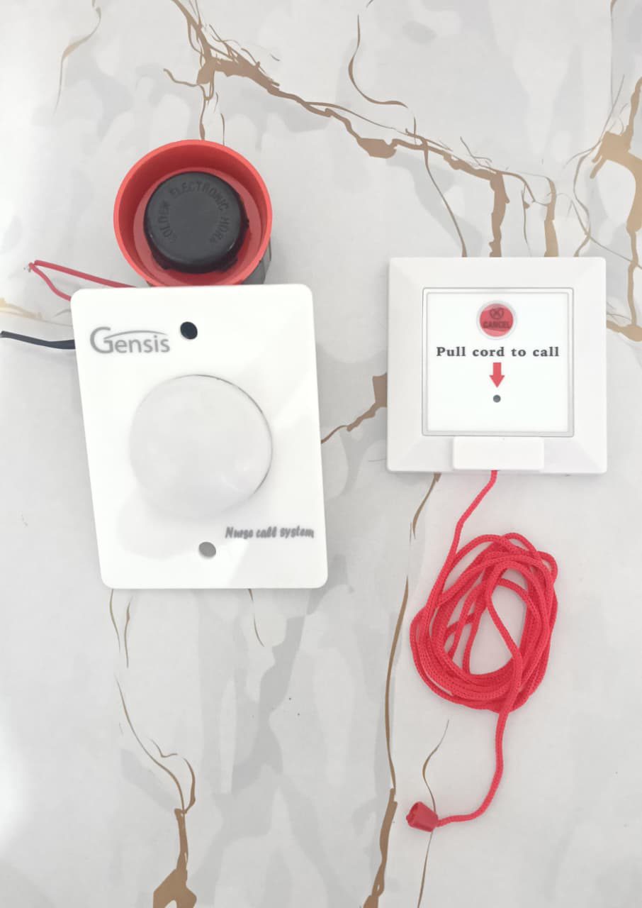 Disabled Toilet Pull Cord System